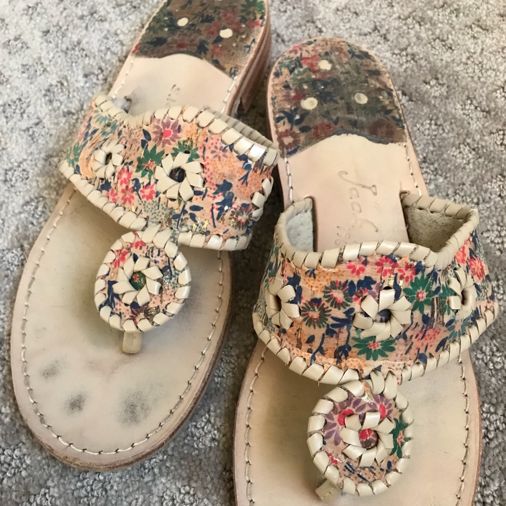 Multicolored Jack Rogers